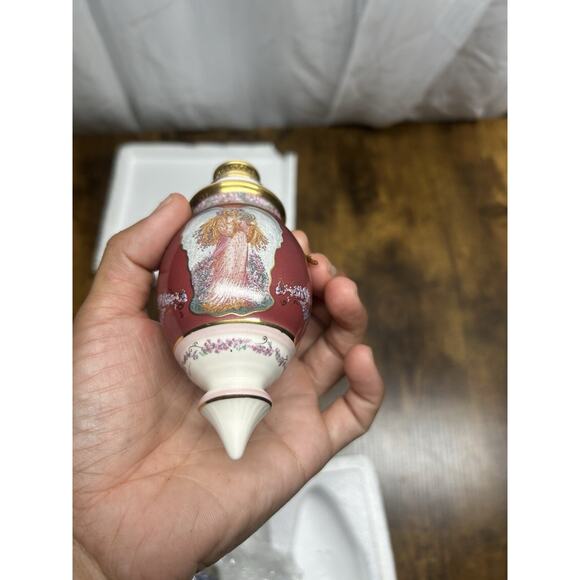 VTG Bradford Editions- 3rd Set In "Symphony of Angels" Collection Ornaments COA - Picture 15 of 16